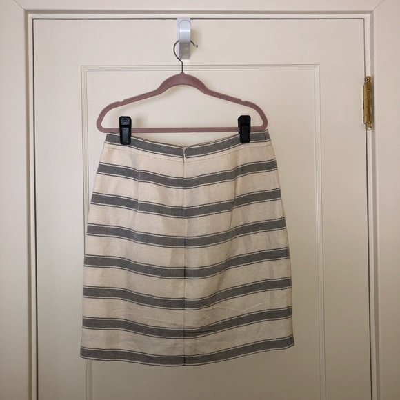 J. Crew Striped Salon Mini Skirt - Picture 2 of 5